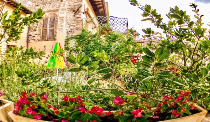 Beautiful terrace in Spoleto Italy